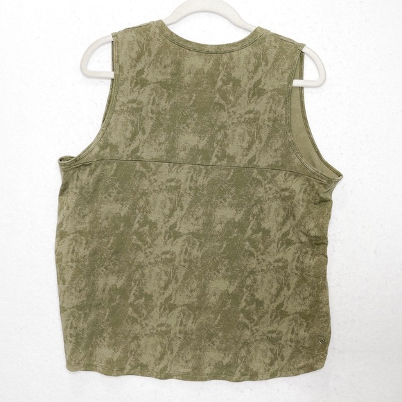 Kuhl Konstance UPF 50+Sun Protection Tank Top Sage Printed Green Women XL - Picture 3 of 7